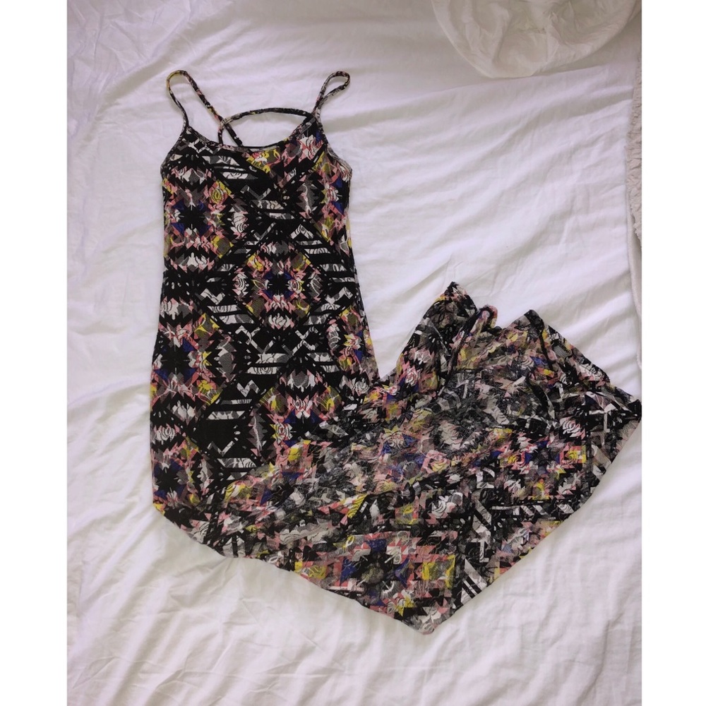 || PATTERNED SIDE ~ RIPPED DRESS || - Picture 2 of 2